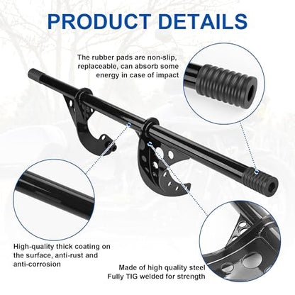 Front Highway Foot Pegs Engine Guard Crash Bar Frame Slider Fit for Harley Softail Street Bob Low Rider Lowrider S/Lowrider ST/Standard Heritage Classic FXST FXLR S ST FXBB 2018-2026 Accessories