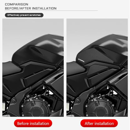 New for Honda CBR500R CB500F CBR400R CB400F 2024 2025 Motorcycle Accessories Side Fuel Tank pad Tank Pads Protector Stickers Decal Gas Knee Grip Traction Pad Tankpad