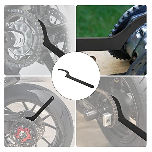 Chain Adjuster Tool Rear Hub Eccentric Wrench Tool for Ducati 748 848 916 996 998 1098 1198 1199 1299 V4 Spanner Wrench Hypermotard 796 821 939 950 1100 Monster with Single-Sided Axle Swingarm
