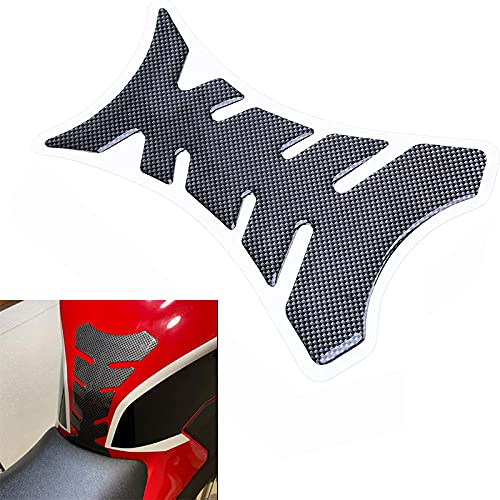 Carbon Fiber Look Powersports Gas Tank Protectors for Motorcycle - Gas Oil Fuel Tank Sticker Protector Decals Stickers Tank Pad Protector Motorcycle Stickers