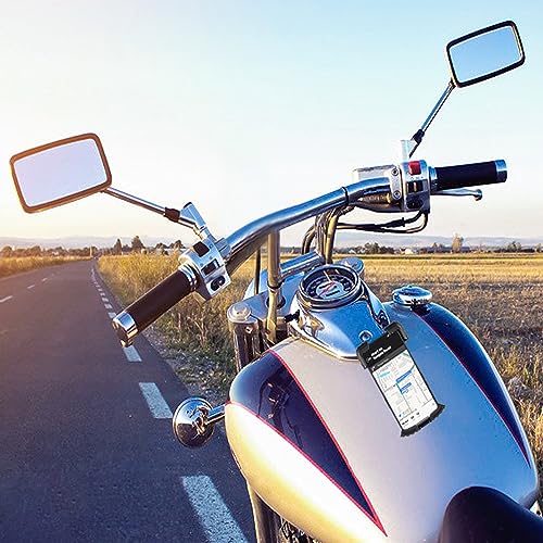 ULIBERMAGNET Motorcycle Magnetic Phone Mount,Heavy Duty Adjustable Magnetic Cell Phone Holder with Security Lock,Anti Shake 360° Rotation,Compatible with Motorcycles,ATV,UTV,Golf Cart,Car,Cruises - style: 2.24INCH Magnetic Motorcycle Phone Mounts