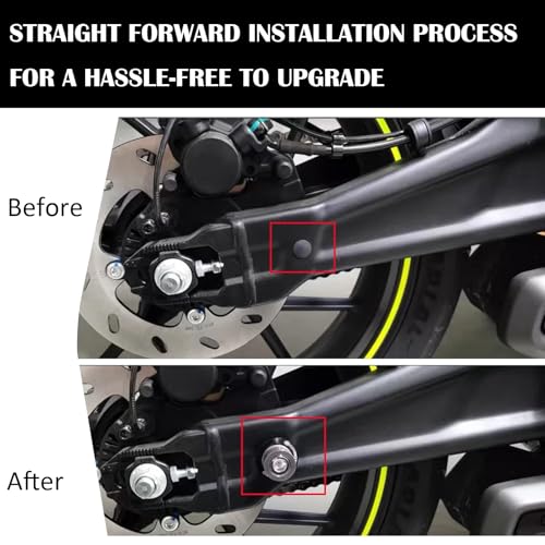 10MM 675SS Swing Arm Spools Sliders Stand Pool Screws Fit For CFMOTO 675SS Stand Frame Slider Crash Bar Accessories,CNC T6061 Aluminum (Silver) - color: Silver