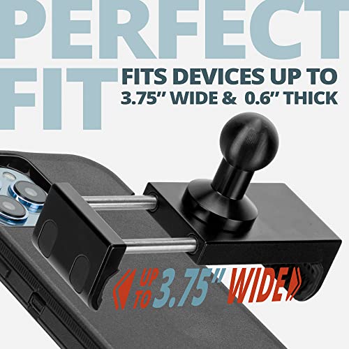 Tackform Enduro 20LITE Phone Holder - Spring Tension Optimized for in Vehicle Use, Truck and Fleet, Rock Crawling | 20mm Aluminum Ball - color: 20LITE