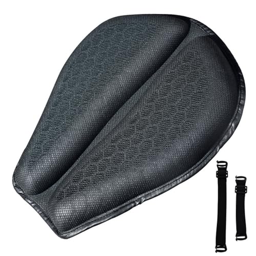 3d Honeycomb Motorcycle Seat, Pressure-Reducing and Shock-Absorbing, Breathable and Non-Slip, Universal 3d Honeycomb Gel Motorcycle Seat Cover, One-Size-Fits-All Seat Cushion. (holie gel seat cushion) - color: holie gel seat cushion