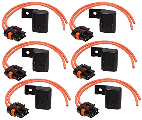 Fastronix Automotive/Marine Waterproof Blade Style ATO/ATC Fuse Holder with Cover 6 Pack - size: 6 Pack