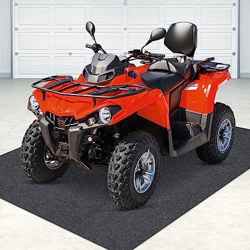 Oil Spill Mat, 60" x 72", Garage Floor Mat Under ATV, Waterproof/Durable/Non-Slip TPR Backing, Reusable Absorbent Pad, Charcoal - size: 60" x 72"