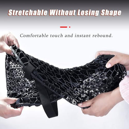 Motorcycle Gel Seat Cushion for Kawasaki Z900RS Z900 RS Z 900RS, Shock Absorption & Breathable Motorcycle Seat Pad for Daily Riding & Long Trips, 3D-Honeycomb Structure