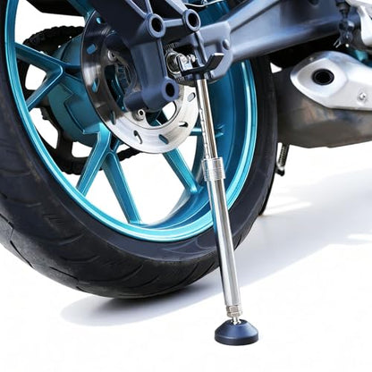 Motorcycle Wheel Lift Trail Stand Jack,Portable and Effort Saving Universal Wheel Lift Stand for Most Motorcycles Tire & Chain Maintenance like Rebel 250 500/Grom/Ninja 650 300/KLR 650/CRF250L/KLX 110