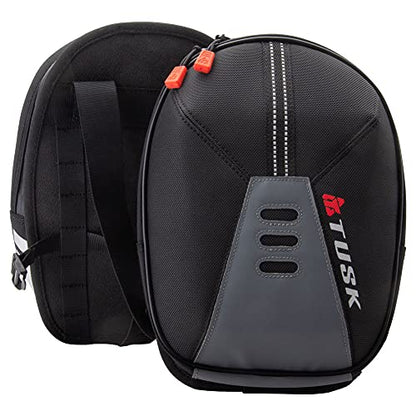 TUSK Sidekick Tank Saddle Bags Semi-Rigid Shell Tank Bags ADV Off-Road On-Road Motorcycle Camping Touring Tank Pannier Storage