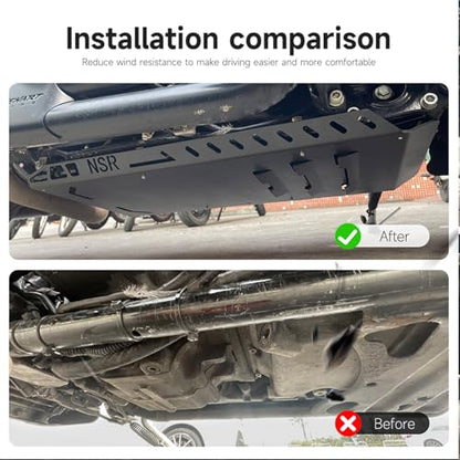 Motorcycle Skid Plate for Harley Touring Street Glide Road Glide CVO 121 Road Glide ST 2024 Aluminium Skid Plate Lower Engine Base Chassis Guard Kit Accessories