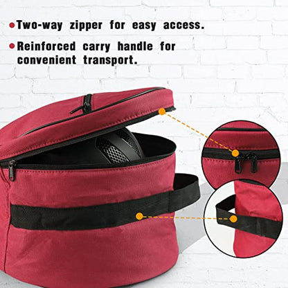 Harrison Howard Equestrian Motorcycle Riding Waterproof Helmet Bag Helmet Case Storage Carring Bag - color: Red