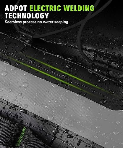 NICECNC Waterproof Motorcycle Backpack 40L, 500D PVC Multi-functional Motorcycle Rear Seat Bag Dry Bag Tail Bag Helmet Luggage Bag for Riding Camping Boating - color: Grey