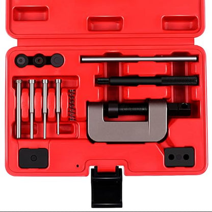 SCITOO 13 pcs Motorcycle Chain Breaker Set,Chain Removal Tool Chain Cutter and Riveter Kit for Cam and 35 to 630 Chains