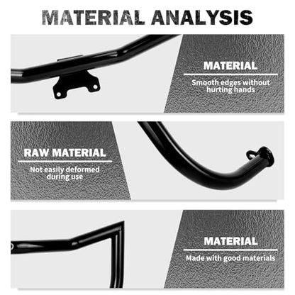 Motorcycle Crash Bar Engine Guard Highway Crash Bar Fit for Harley Touring Street Glide Road Glide Road King Electra Glide Ultra (E- Engine Guard for 14-22 Touring) - size: E- Engine Guard For 14-22 Touring
