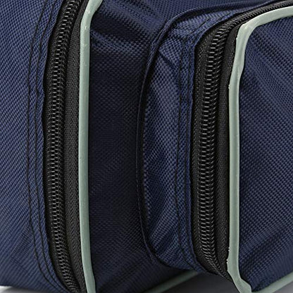 Fishing Lure Box,Portable Fishing Rod Case Carrier with Reel Storage - Travel Tackle Bag Backpack with Adjustable Strap
