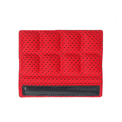 6PCS Chin Pads Foam Pad Set Strap Padding Replacements Universal Cushion Mats for Cycling Bike Bicycle Motorcycle Road Racing Riding Helmet - color: Red 6PCS