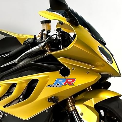 Awonderful Motorcycle S1000RR Fairing Decal Sticker for S1000RR 2009-2014 - Fairing Side Section Decal Sticker (Black, Blue and Red) - color: Black, Blue and Red