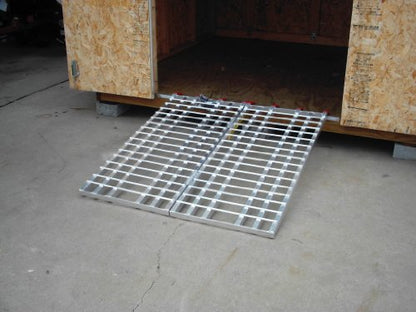 Aluminum Ramps 4 ft. USA - Motorcycles on to Trailers - 5244 MCDR Ramp - size: 4ft x 44in - 1,500lb cap.