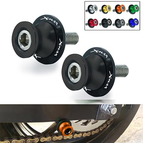 Motorcycle Swing Arm Slider Shaft Motorcycle M6 Swingarm Spools Slider Swing Arm Stand Screws Paddock For Y&AMAHA X MAX XMAX 125 200 250 300 400 X-MAX All Years(6mm-22) - color: 6mm-22