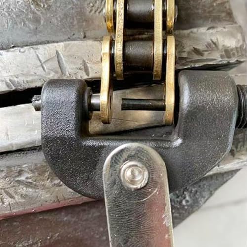 Heavy Duty Portable Chain Breaker Riveting Tool for Motorcycle ATV Dirt Bike Scooter Bicycle Tractor Chain Break # 420, 428, 520, 525, 528, 530,Motorcycle Repair Kit