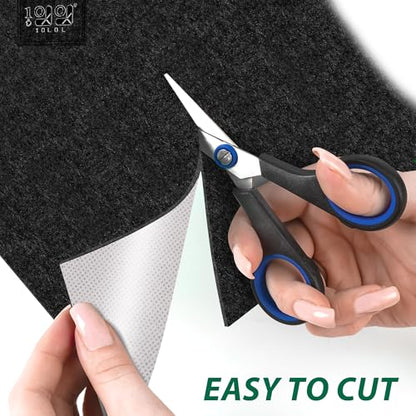 10L0L Golf Cart Premium Garage Floor Mat-Waterproof Anti-Slip Thickened Mat for Golf Cart Motorcycle Mower ATV UTV Parking Mat-106in x 59in - color: Black