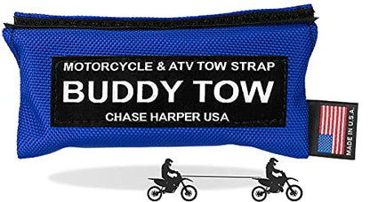 Chase Harper USA 9100 - Buddy Tow - Tough Military spec Nylon Webbing (1785 lb. Test) 12' x 1" - Blue