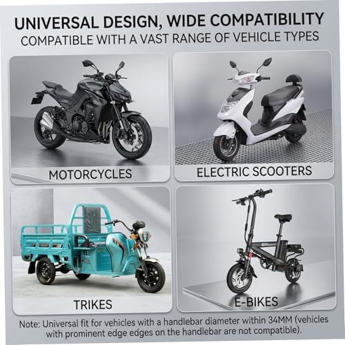 Motorcycle Throttle Assist - Assist for Long Rides Fit Throttle Grip Helper Reduce Hand Fatigue for Handlebar Diameter Within 1.34 Inch ;1 ;1