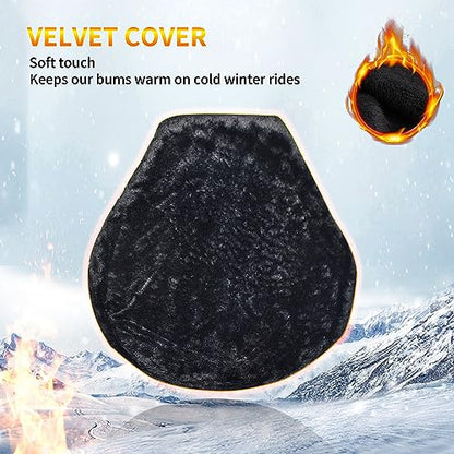 Universal Gel Motorcycle Seat Cushion,Superior Absorption and Protection with Warm Cover,Comfortable and Large 3D Honeycomb Motorcycle Seat Cushions for Long Rides - size: Medium