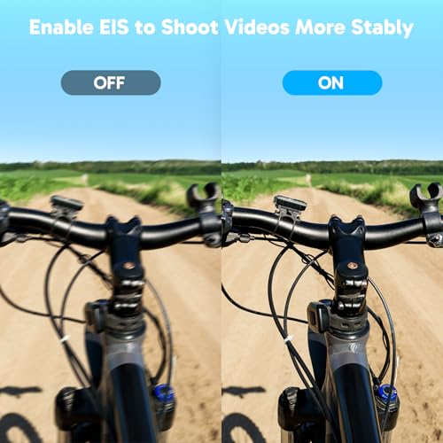 AKASO Brave 4 Action Camera 4K 30fps with 64GB MicroSD U3 Card Bicycle Helmet Accessories Kit Bundle, 20MP Ultra HD 131FT Waterproof Underwater Camera EIS WiFi Remote Control 5X Zoom Sport Cameras