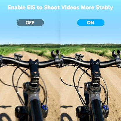 AKASO Brave 4 Action Camera 4K 30fps with 64GB MicroSD U3 Card Bicycle Helmet Accessories Kit Bundle, 20MP Ultra HD 131FT Waterproof Underwater Camera EIS WiFi Remote Control 5X Zoom Sport Cameras