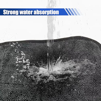 Microfiber Car Drying Towel, 19" x 23" Ultra Absorbent Cleaning Cloth with Twisted-Loop Design - Microfiber Towel for Car Detailing/Household, Without Streaks or Scratches (2PCS) - size: 2PCS