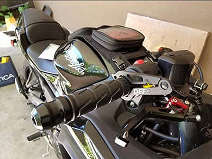 Motorcycle Cruise Control with Silicone Ring Protect, Universal Throttle Assist Aluminum Wrist/Hand Grip Lock Clamp to fit Most Motorcycles and Sports Bikes