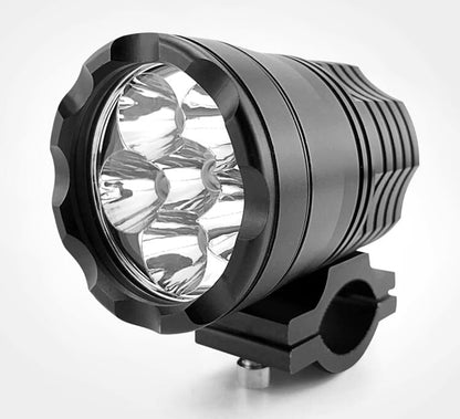 Motorcycle Driving Lights 12-60V 40W 3600LM LED Fog Lights for ATV UTV Bike Car Truck Boat Forklift Waterproof LED Spotlights with 6 Light Beads High Low Strobe Beam Switch Universal (Black 2) - color: Black 2