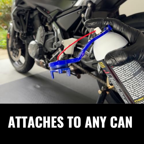 Oinker Motorcycle Chain Lube Applicator | Mess-Free Chain Wax, Chain Cleaner Attachment | for 520 Chain Size - size: 520 Chain Size