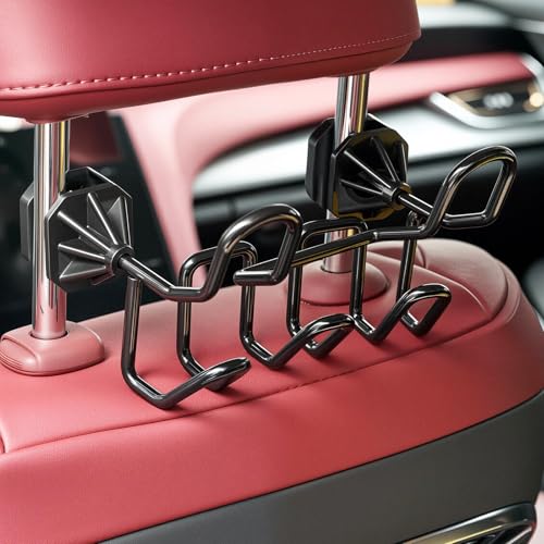 Five Hook Hard Hat Holder for Truck Seat Heavy Duty Metal Hard Hat Accessories Holder for Truck SUV Car Seat to Keep Helmet Safety (Five Hook, 1) - style: Five Hook