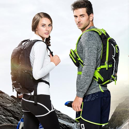 Outdoor Cycling Backpack, 18L, Black - color: red, size: Backpack Only