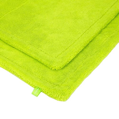 Maxshine Universal Car Drying Towel 30” x 30” | 1600GSM Plush Double-Sided Microfiber | Super Absorbent Rinse-Free Drying Towel for Car Wash & Detailing | Scratch-Free, Lint-Free Auto Care Cloth - size: 29" x 29" Green