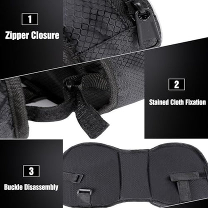 Bicycle Storage Bag, Bike Storage Bag - Waterproof Bike Frame Bag & Pouch for Bicycle Accessories | Bike Tool Bag, Gear for Men, Phone Bag Compatible with Mobile Phones (1 Set)