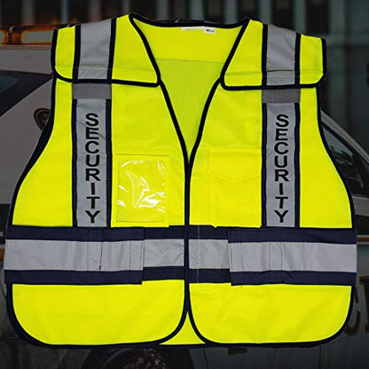 VIEWBRITE Reflective Class 2 Fire Vest Lime Green - 5 Point Breakaway High Visibility Yellow Fire Fighter Vest - color: Clear,yellow,lime, size: 3X-Large-5X-Large