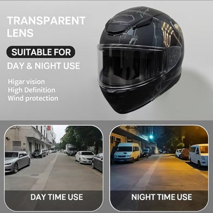 Shoei RF1400 X15 Helmet Visor Replacement Shield, Anti-Fog Sun Shield Accessory Compatible with RF-1400, CWR-2, X15, Z8, X-SPR PRO (Crystal Clear) - color: Crystal Clear
