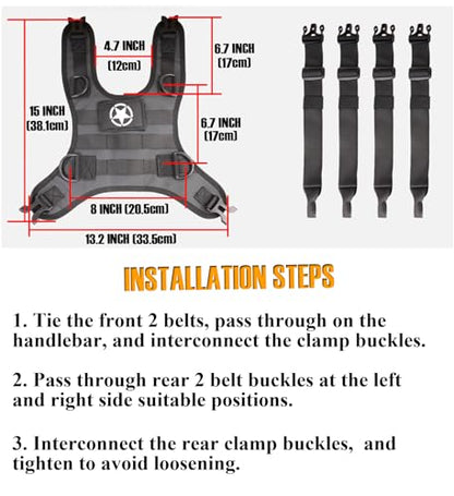 Universal motorcycle tank bag Mounting Base Fuel Tank Mount Base Waterproof Accessory - style: Fuel Tank Bag Bag