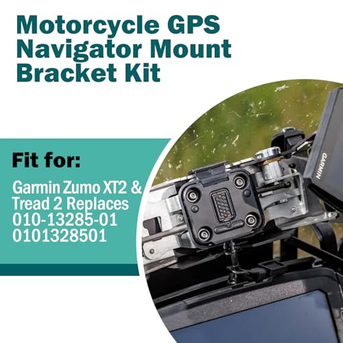 Motorcycle GPS Navigator Mount Bracket Kit Fit for Garmin Zumo XT2 & Tread 2 Replaces 010-13285-01 0101328501 - size: XT2 Mount