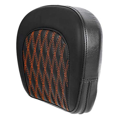 Detachable Sissy Bar Backrest Pad Fits For Harley 1997-2023 Touring Road King Electra Glide Street Glide 2018-2023 Softail Slim FLSL Low Rider FXLR - color: Style I