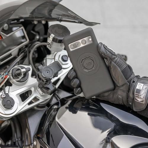 Quad Lock Motorcycle Fork Stem Mount PRO Kit with Vibration Dampener and MAG Phone Case for iPhone 17 Air - size: iPhone 17 Air
