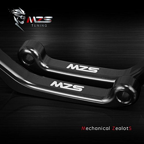 MZS Dirt Bike Clutch Brake Levers, 2014-2026 Pivot Adjustable Lever CNC Black Accessories Compatible with 125 150 200 250 350 450 500 SX SXF EXC EXCF XC XCF XCFW TC FX TE FE TX FX MC EX - color: Black, size: 125/150/200/250/350/450/500 Models