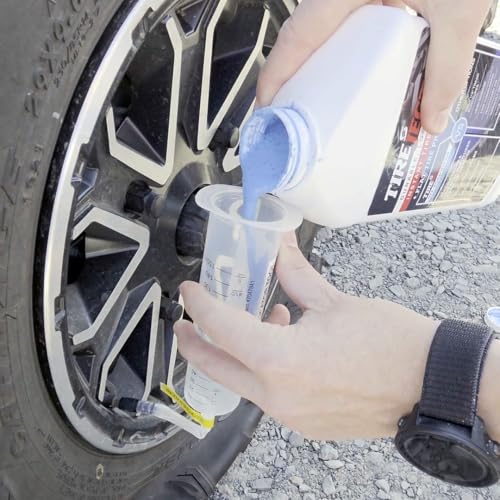 TireJect 5-in-1 Off-Road Tire Sealant - Gallon Kit to Repair and Prevent Flat Tires (applicate up to 16 ATV Tires, Large Tractors, Farm Equipment & More!) - size: Gallon