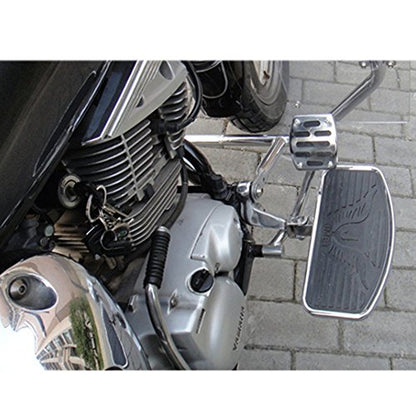Motorcycle Floorboard Front/Rear passenger foot pegs for Honda Magna VF250/VT250/VF750 1994-2013 Yamaha V-STAR DragStar XVS 650 / Virago XV125/250/400 Pair - size: Front