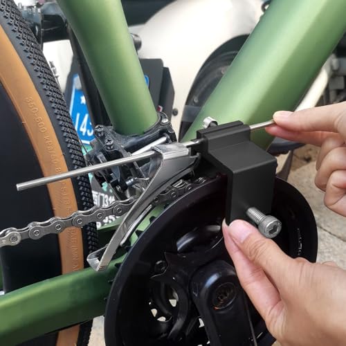 Chain Alignment Tool Suitable for Motorcycle ATV Dirt Bike Scooter Sprocket Chain Maintenance Quick Accurate Alignment Tool (Black) - color: black