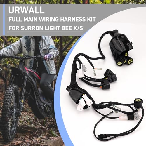 Full Main Wire Wiring Harness Assy for Sur Ron Light Bee X/S, Powersport Complete Main Cable Cord Harness Assembly for Sur Ron OEM Parts
