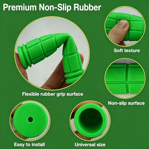 2 Pairs Bike Handlebar Grips for Bikes - color: Green